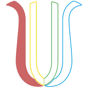 STEM Pathway pink tul-arp logo with colorful lines