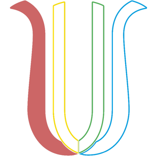 STEM Pathway pink tul-arp logo with colorful lines