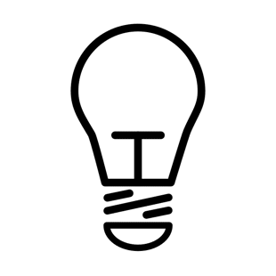a light bulb with a screw base