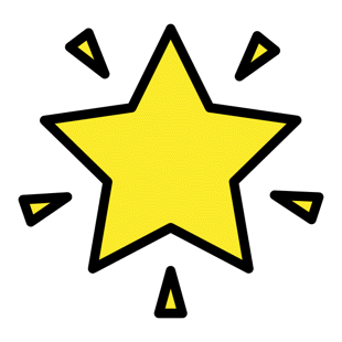 A yellow glowing star